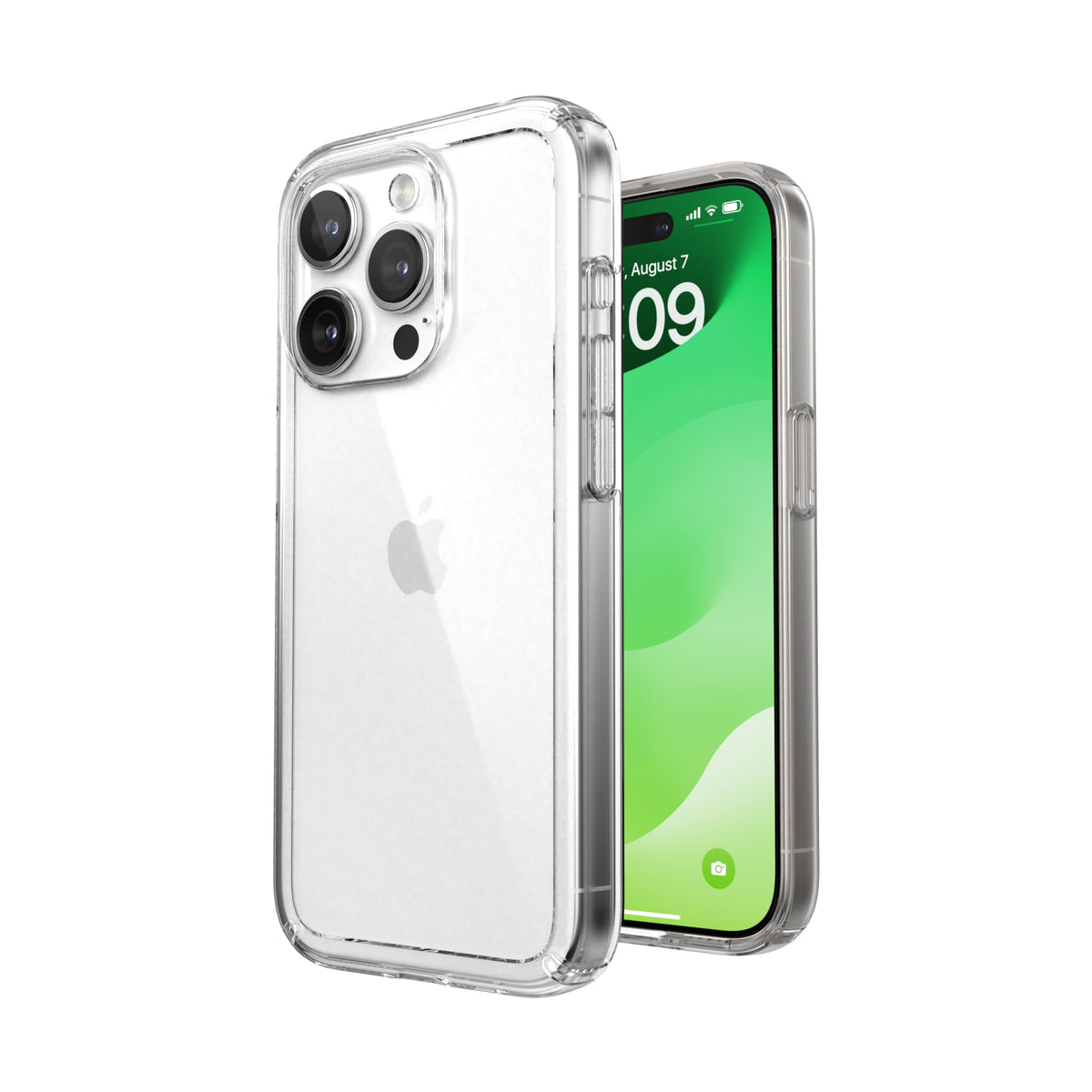 Speck Gemshell Clear iPhone 15 Pro Case 6.1 Drop Protection