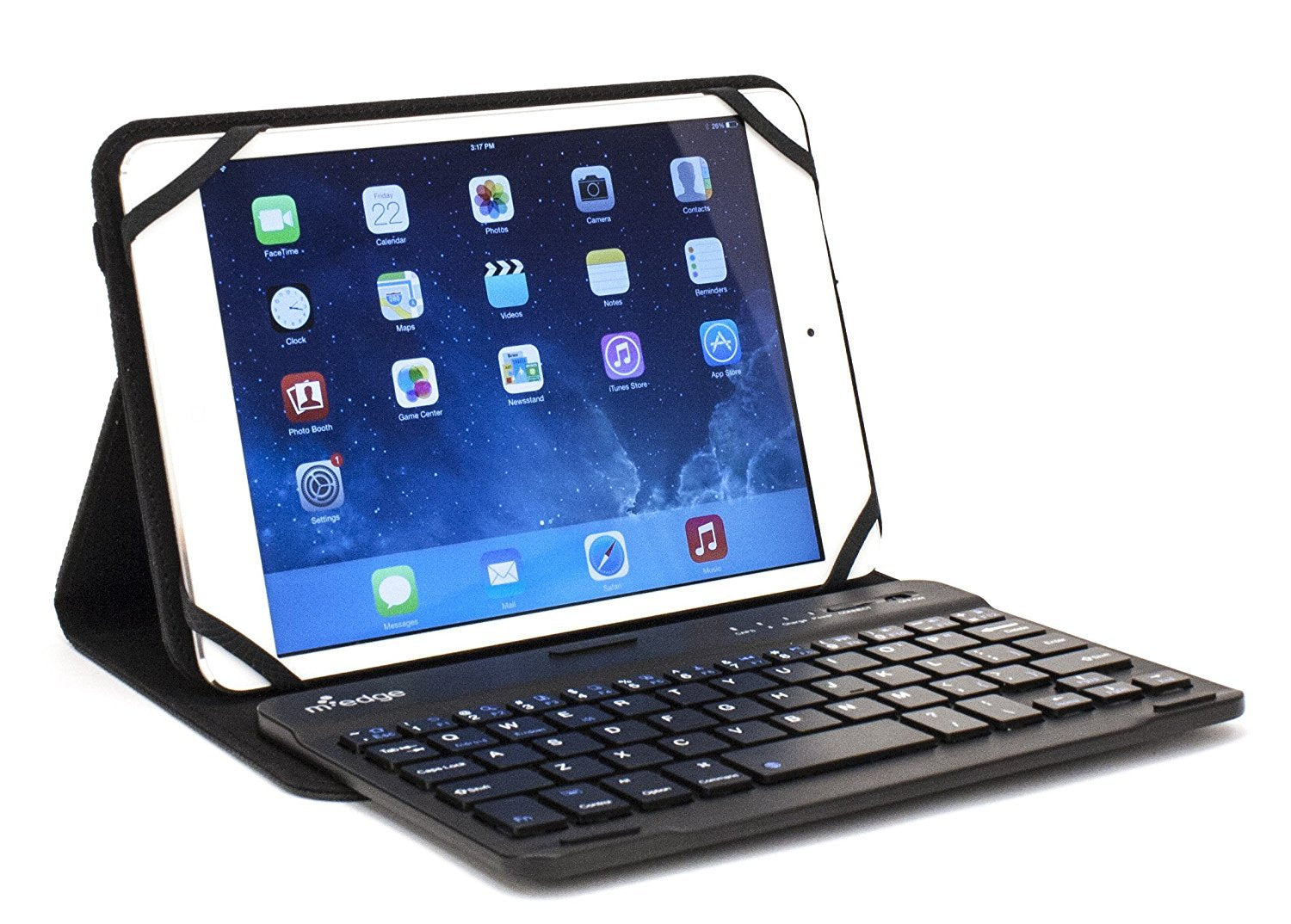 M-Edge Folio Pro Keyboard for 7 Inch 8 Inch Tablets Bluetooth Case