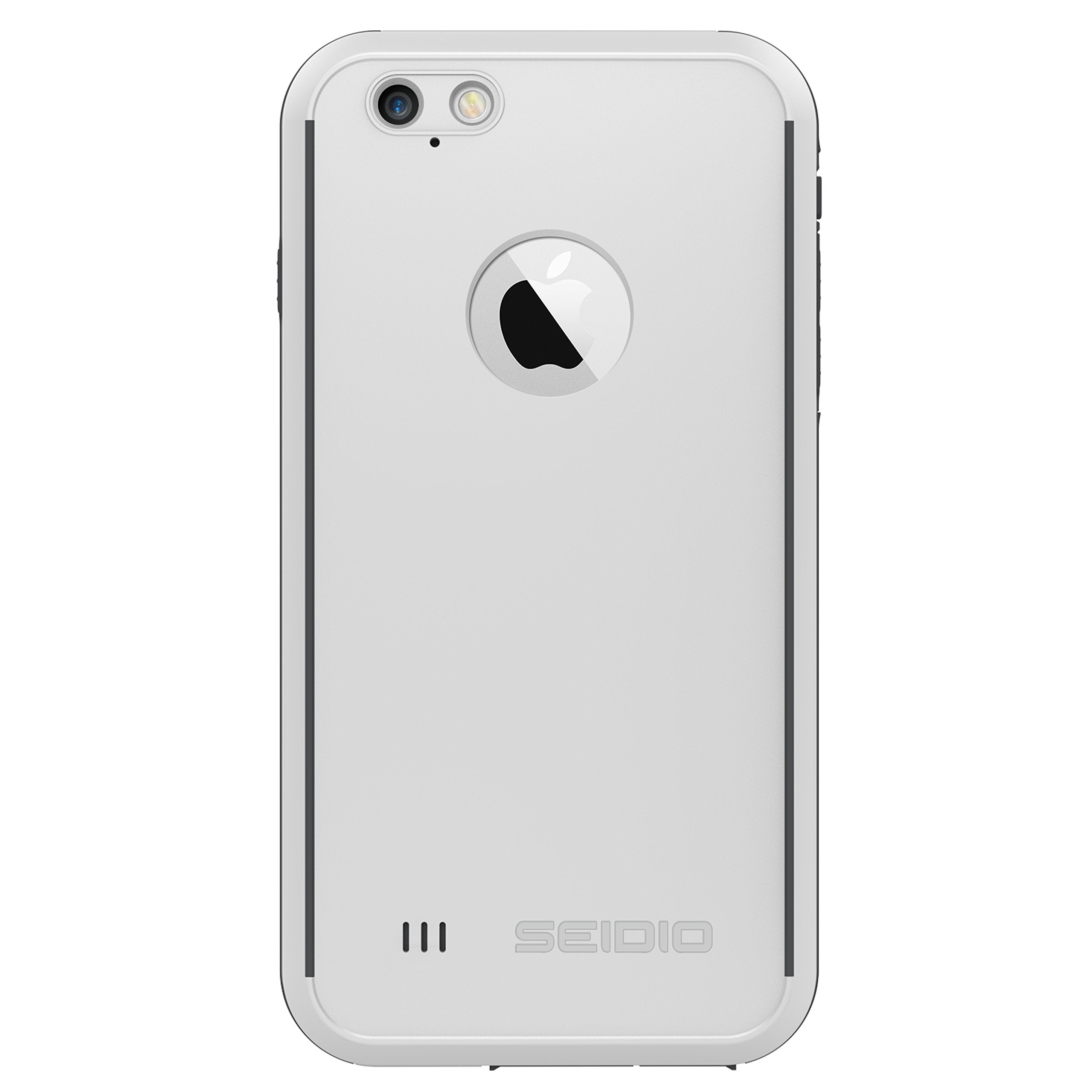 Seidio Obex Waterproof Case iPhone 6 Plus 6s Plus White Gray Drop Proof