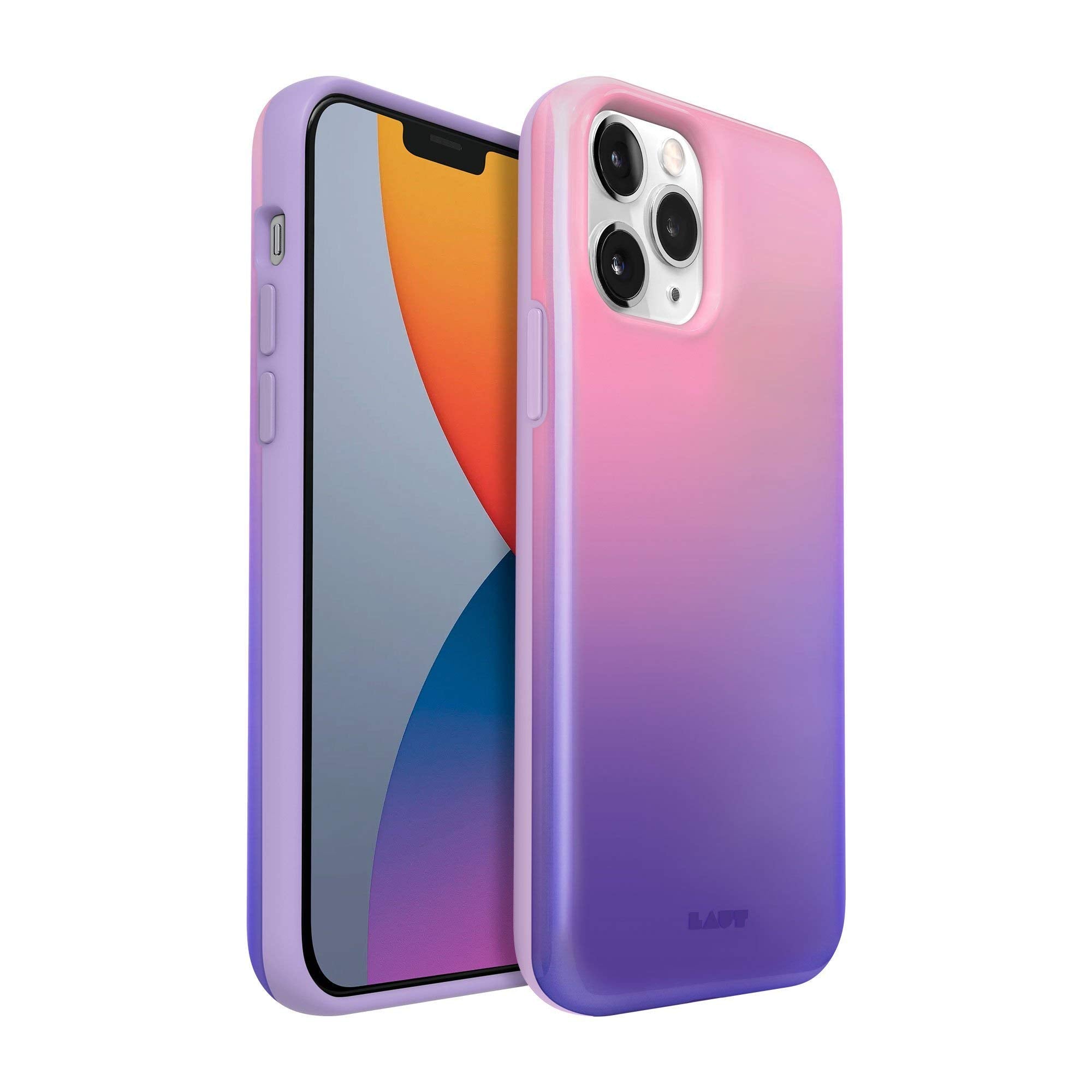Laut Huex Fades Case iPhone 12 Pro Max Lilac Holographic 13ft Impact