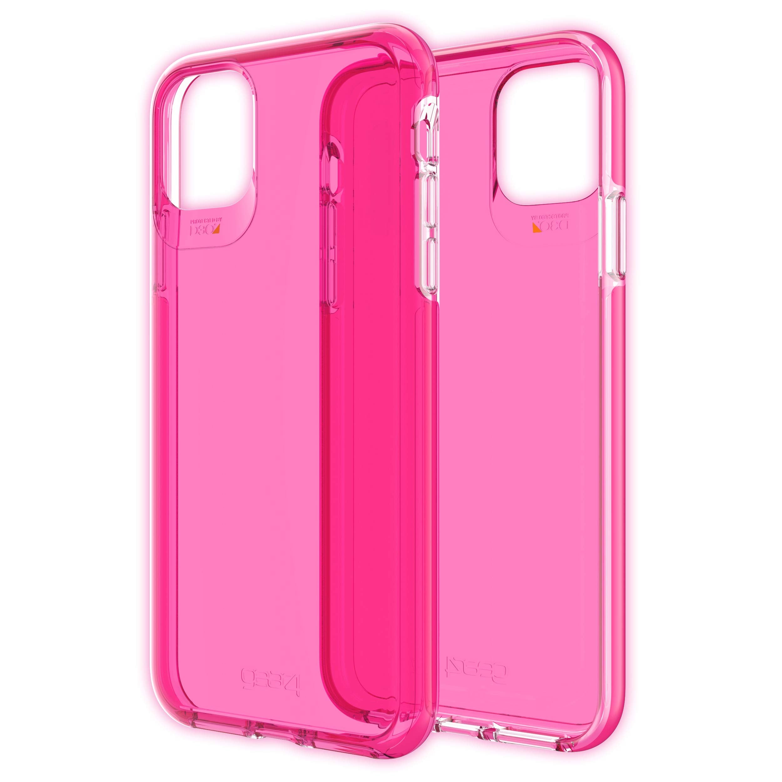 Zagg Gear4 Crystal Palace Neon Compatible With Iphone 11 Pro Max Case, Advanced Impact Protection With Integrated D3o Technology, Anti-Yellowing, Phone Cover – Neon Pink
