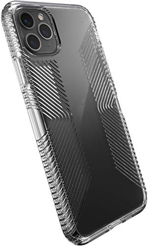 Speck Products Presidio Perfect-Clear With Grip Iphone 11 Pro Max Case, Clear/Clear (136509-5085)
