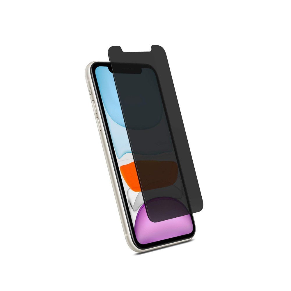[818719029393] Puregear 2-Way Privacy Tempered Glass Screen Protector Compatible With Apple Iphone 11, Self Alignment Installation Tray, Touch Sensitive, Case Friendly, Protect Your Privacy Conceal Your Screen