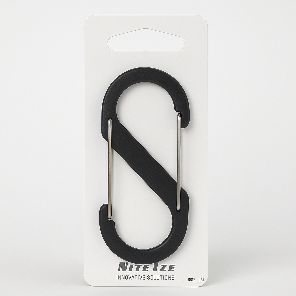 Nite Ize Size 4 S Biner Dual Carabiner Aluminum Charcoal Grey