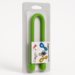 Nite Ize 12 Inch Lime Green Reusable Rubber Gear Tie 2 Pack