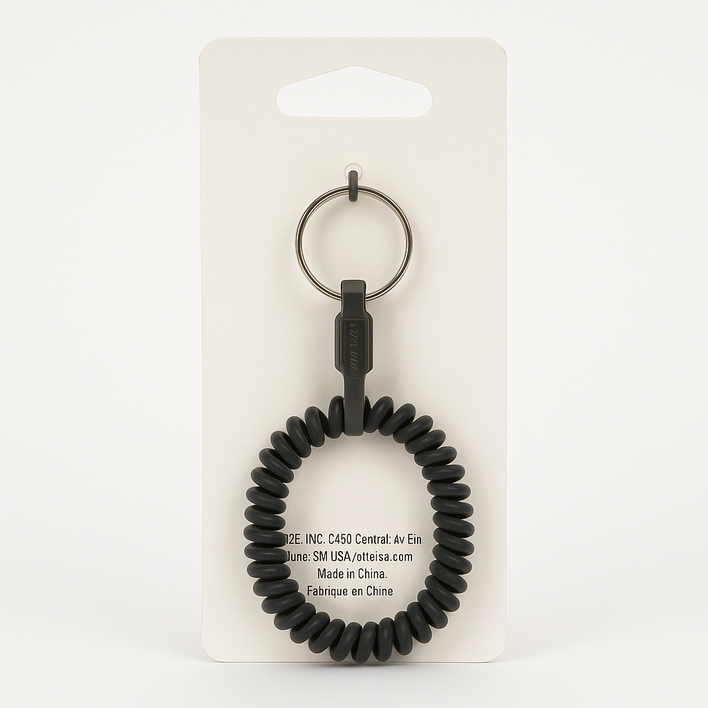 Nite Ize Key Band It Stretch Wristband Key Chain Quick Clip Smoke