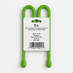 Nite Ize 12 Inch Lime Green Reusable Rubber Gear Tie 2 Pack