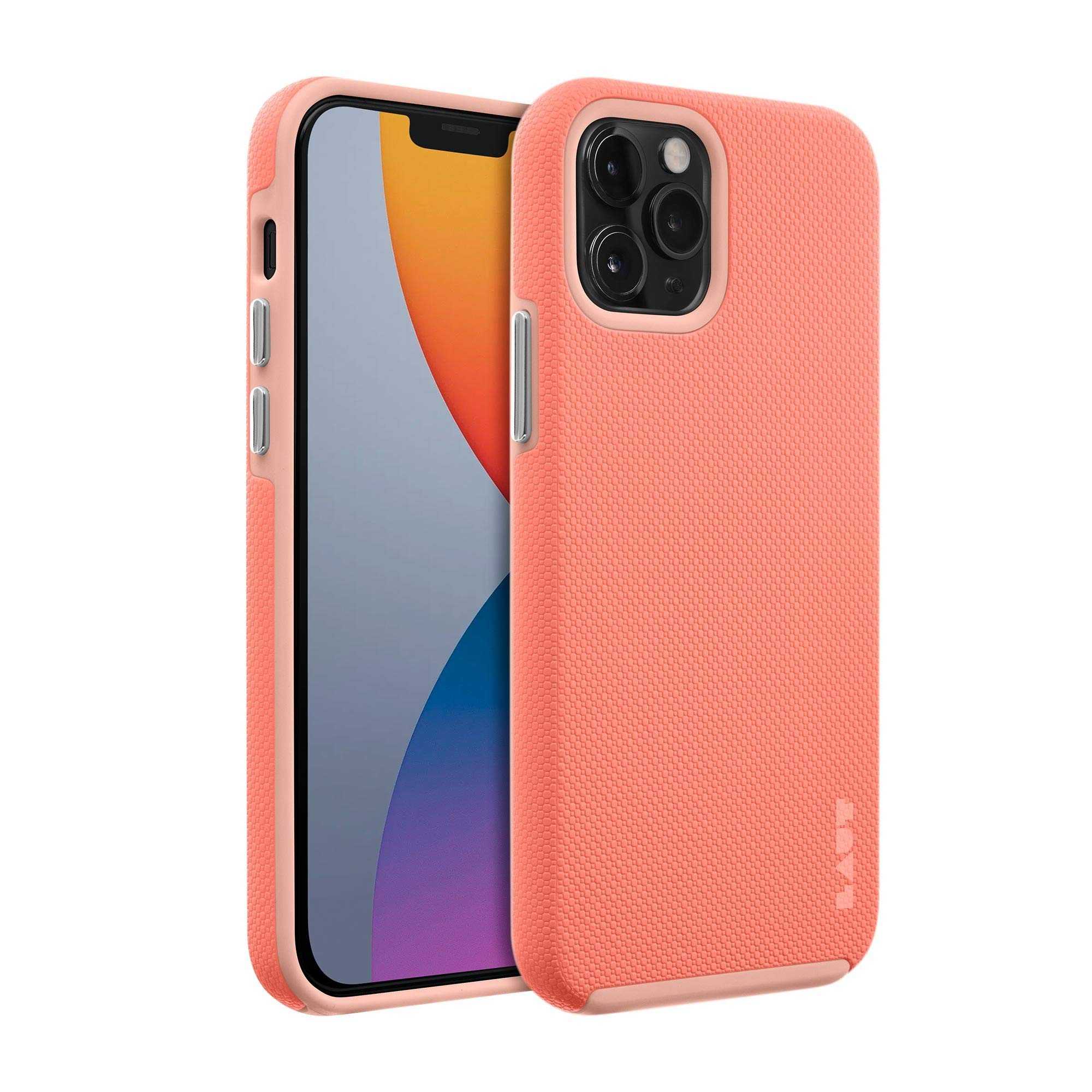 Laut Shield Case For iPhone 12/12 Pro Coral 13ft Drop Protection
