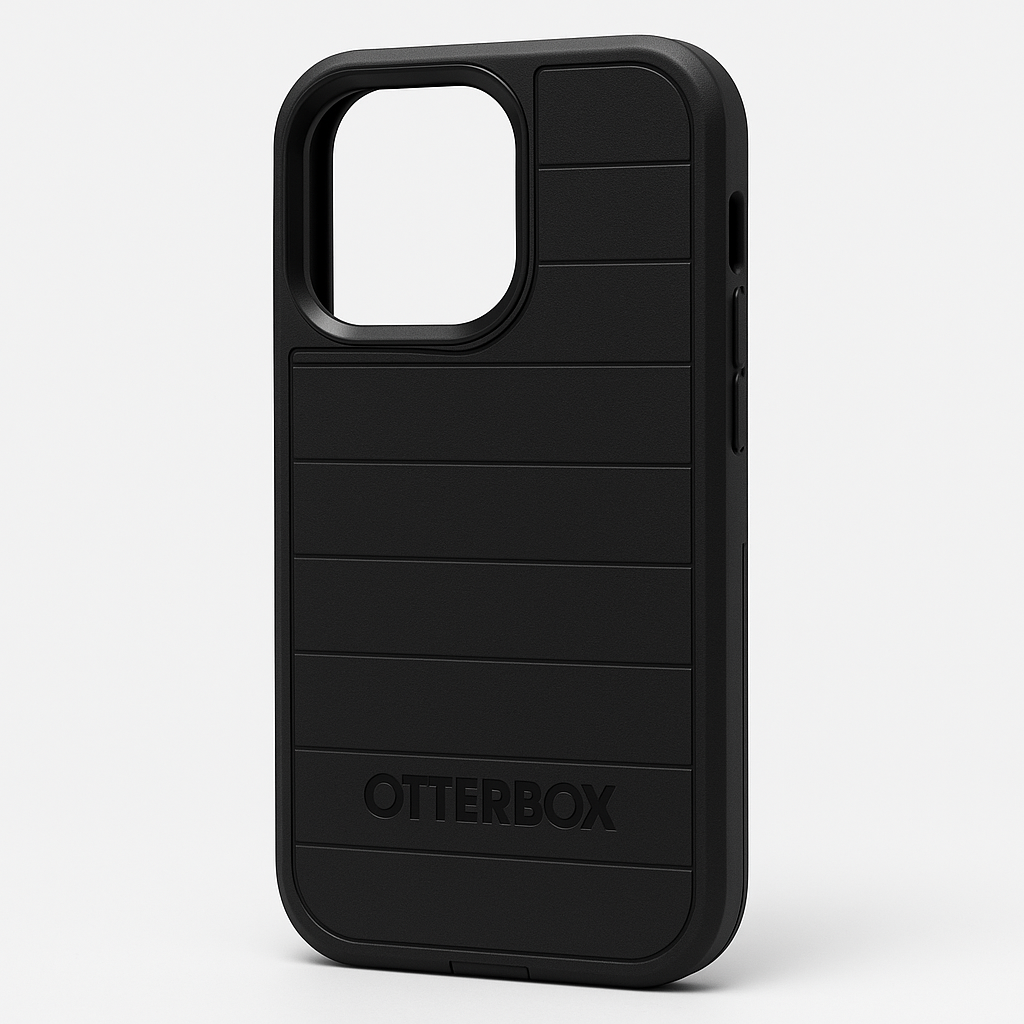 OtterBox Defender Hard Shell Case For Apple iPhone 15 Pro Max Black Cover