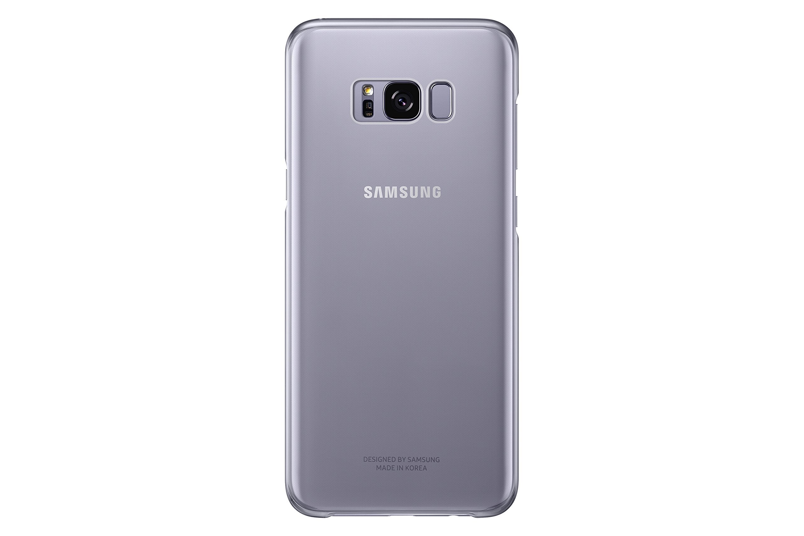 Samsung Galaxy S8 Plus Slim Clear Protective Cover Orchid Grey Case
