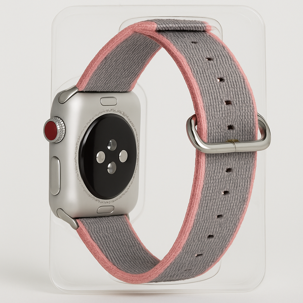 Casetify Apple Watch Band Nylon Fabric All Series 38mm Pink