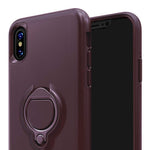[819771022445] Skech Slim Shockproof Anti-Slip Vortex Hybrid Case For Apple Iphone Xs Max - Sangria