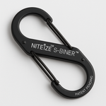 Nite Ize Size 4 S Biner Dual Carabiner Stainless Steel Black