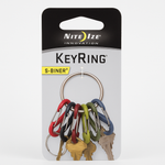 Nite Ize S-Biner Key Ring Carabiner Multicolor Stainless
