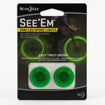 Nite Ize See Em Mini Led Bicycle Spoke Lights Green 2 Pack