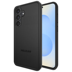 Pelican Protector - Samsung Galaxy S25 Fe Case [6.7”] [16ft Mil-Std Drop Protection] [Magnetic & Wireless Charging] Phone Case For Galaxy S25 Fe - Slim, Rugged Cover W/Anti Scratch Tech - Black - 840171758986