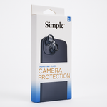 [810135810500] Simple Tempered Glass Camera Lens Protector For Iphone 15 / 15 Plus