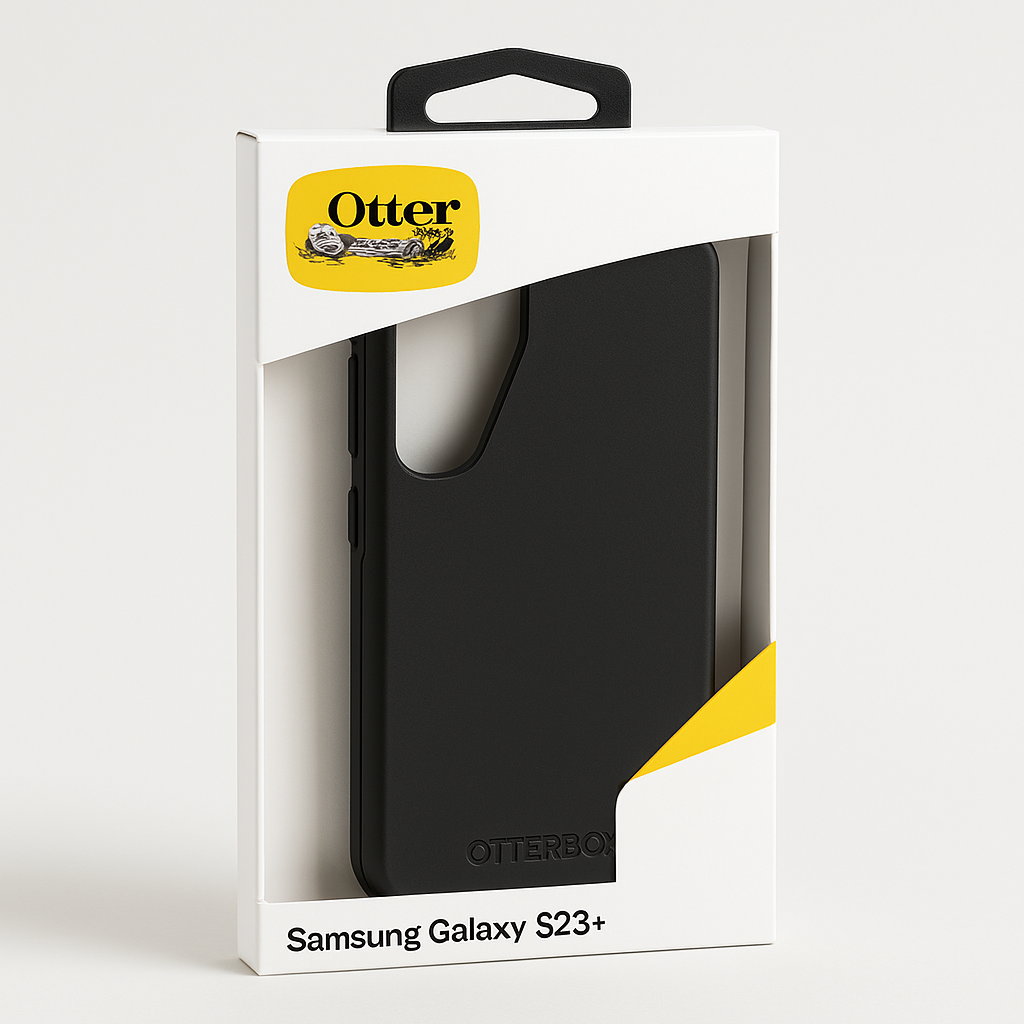 OtterBox Symmetry Slim Protective Case for Samsung Galaxy S23 Plus Black