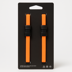 Nite Ize BetterBand 25 Adjustable Bright Orange Band With Cord Lock 2 Pack