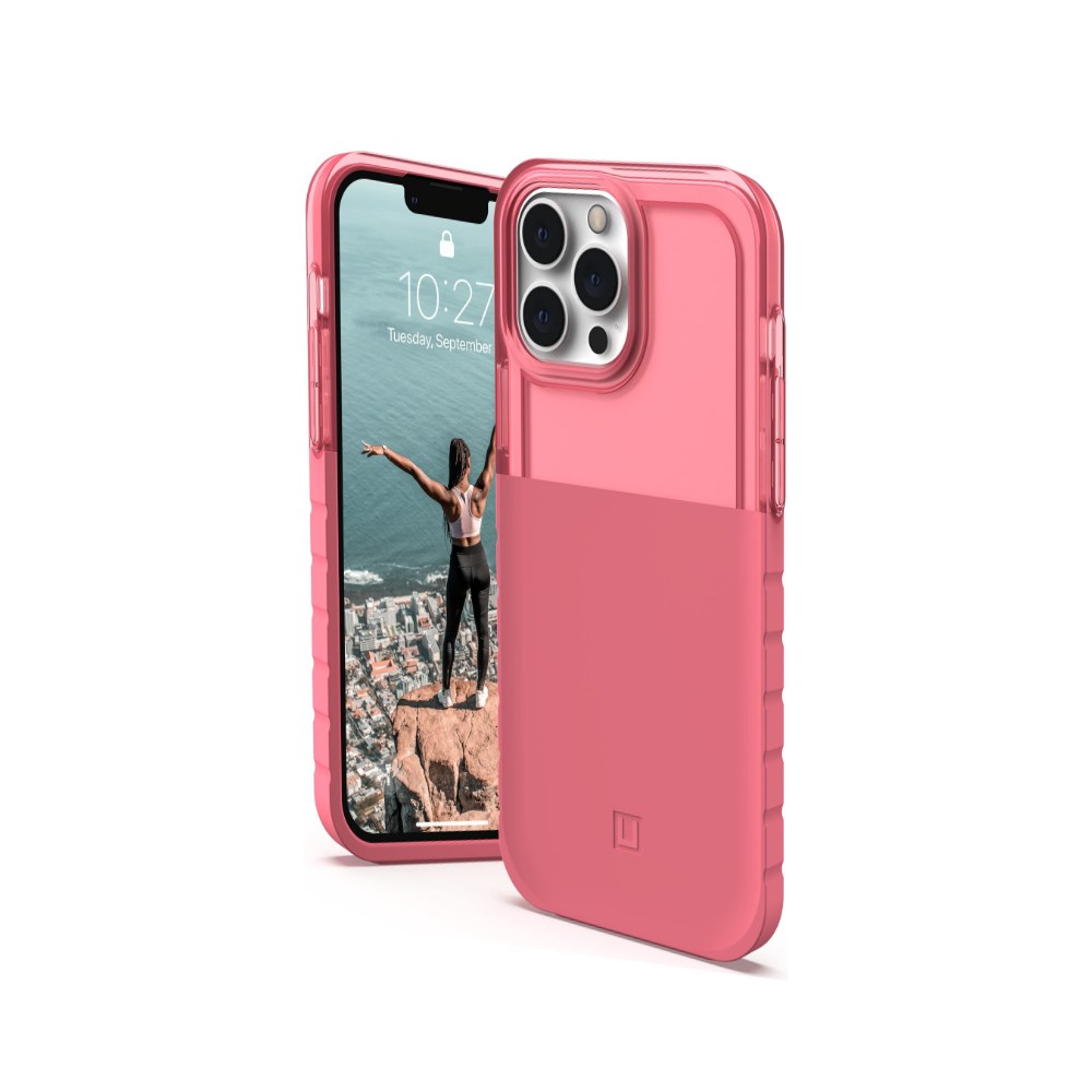 [810070365837] Urban Armor Gear [U By Uag Designed For Iphone 13 Pro Max Case Red Clay Dip Slim Lightweight Stylish Translucent Shock Absorbing Antimicrobialmodern Protective Phone Cover, [6.7 Inch Screen]