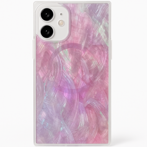 Flaunt Square Protective Case For Iphone 17 MagSafe Shockproof Pink Pearl