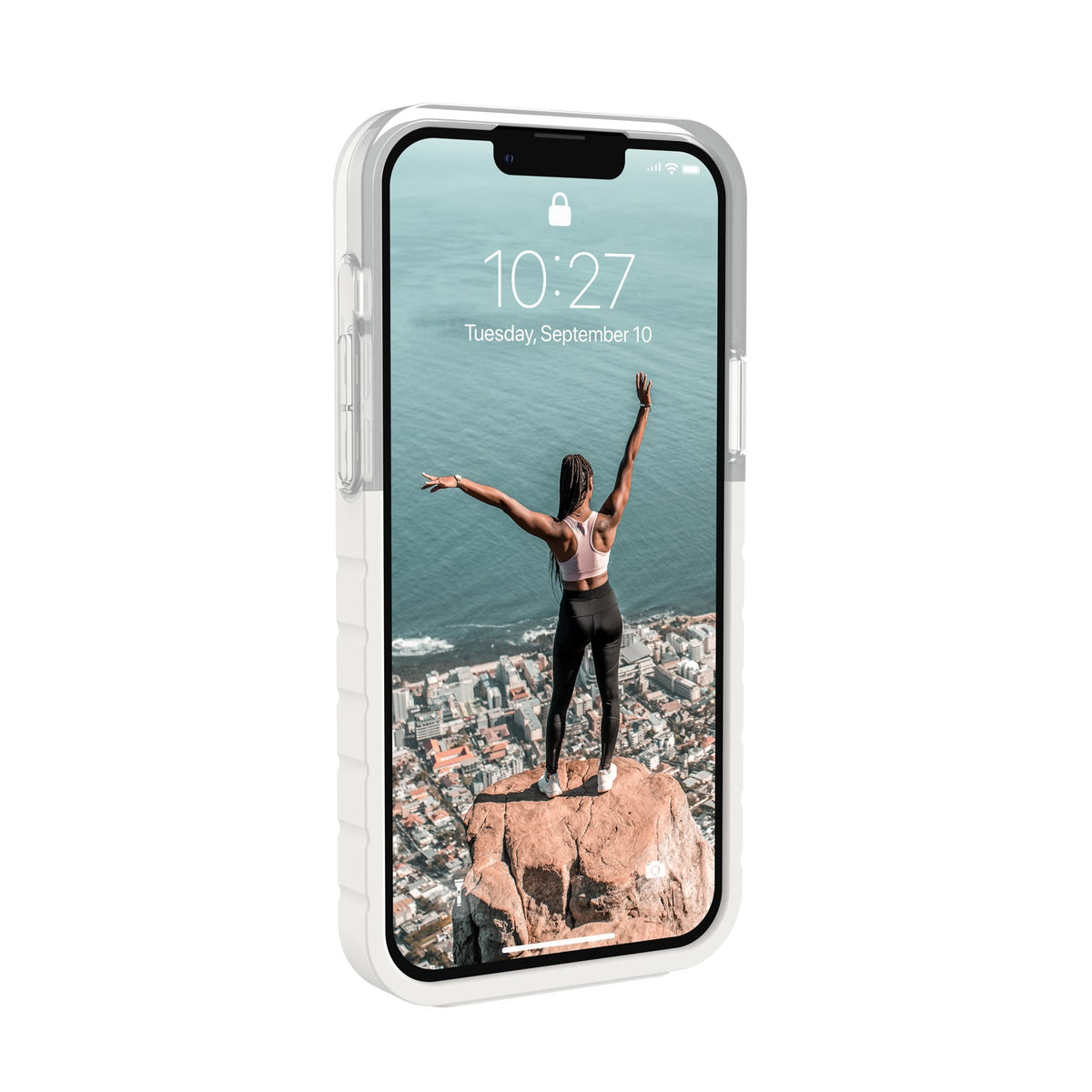 [810070365783] [U] By Uag Designed For Iphone 13 Pro Max Case White Marshmallow Dip Slim Lightweight Stylish Trendy Translucent Shock Absorbing Pc Tpu Modern Protective Phone Cover, [6.7 Inch Screen]