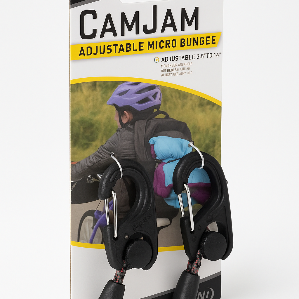 Nite Ize CamJam Adjustable Micro Bungee Cord With Carabiner Ends