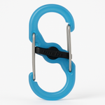 Nite Ize S Biner Microlock Polycarbonate Carabiner 2 Pack Blue
