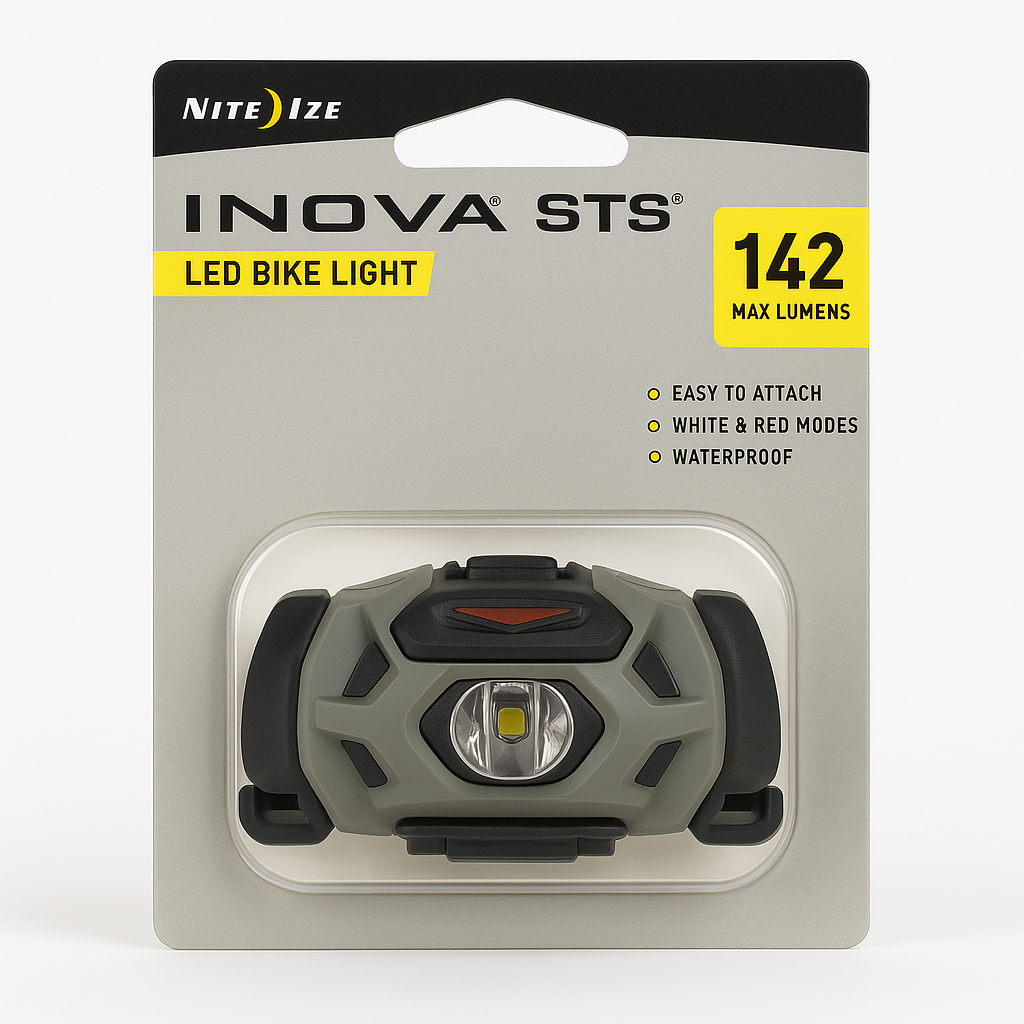 Nite Ize Sts Led Bike Light For Cycling Safety Daytime Riding