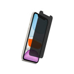 [818719029393] Puregear 2-Way Privacy Tempered Glass Screen Protector Compatible With Apple Iphone 11, Self Alignment Installation Tray, Touch Sensitive, Case Friendly, Protect Your Privacy Conceal Your Screen