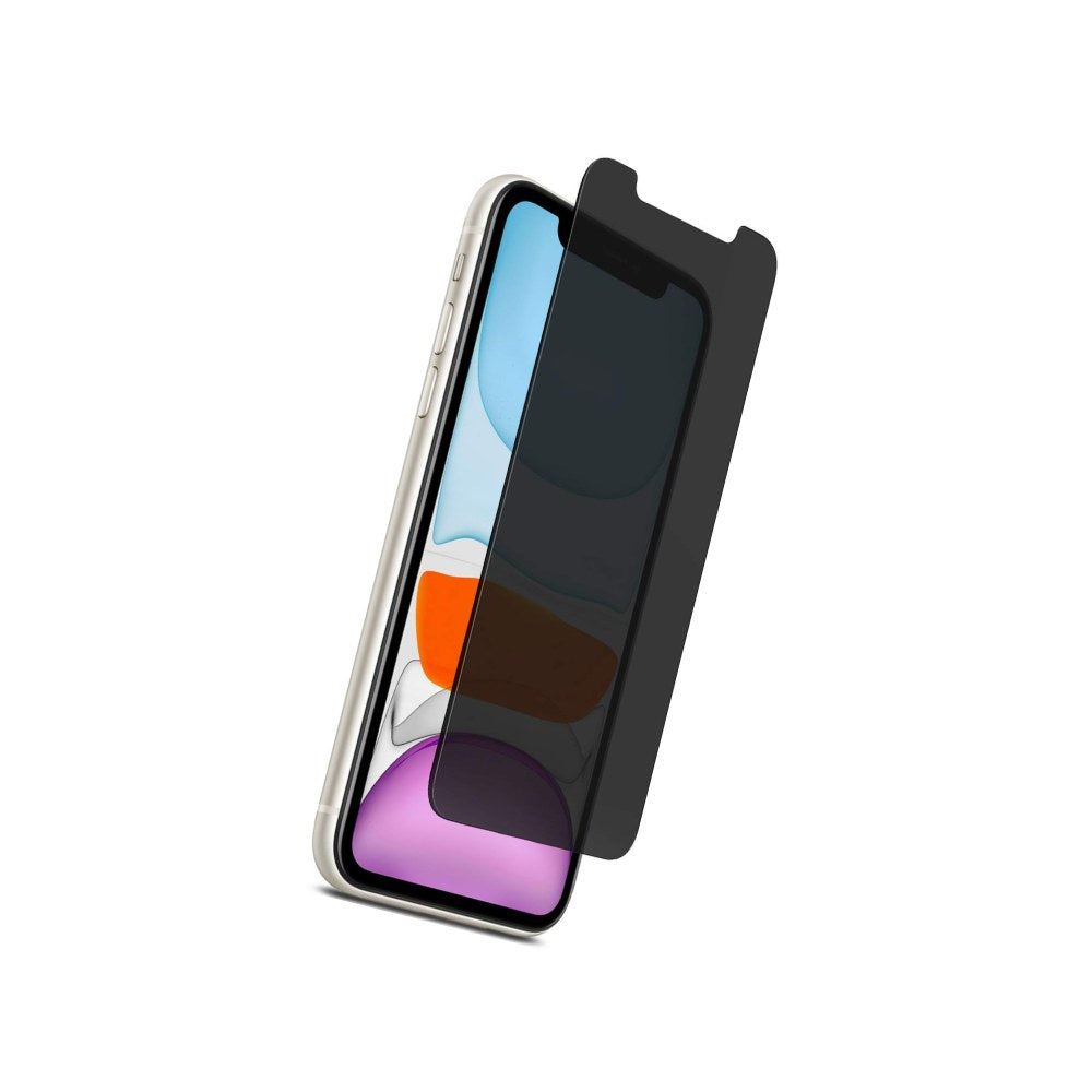 [818719029393] Puregear 2-Way Privacy Tempered Glass Screen Protector Compatible With Apple Iphone 11, Self Alignment Installation Tray, Touch Sensitive, Case Friendly, Protect Your Privacy Conceal Your Screen