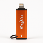 Nite Ize PowerKey Mini Apple Lightning Cord 3 Inch Portable Orange