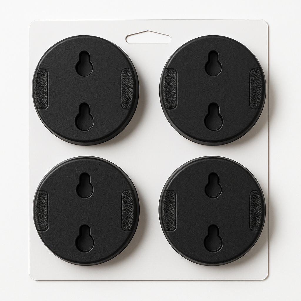 Nite Ize Gear Tie Small Mounting Docks Strong Adhesive Holder 4 Pack
