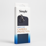 [810135810500] Simple Tempered Glass Camera Lens Protector For Iphone 15 / 15 Plus