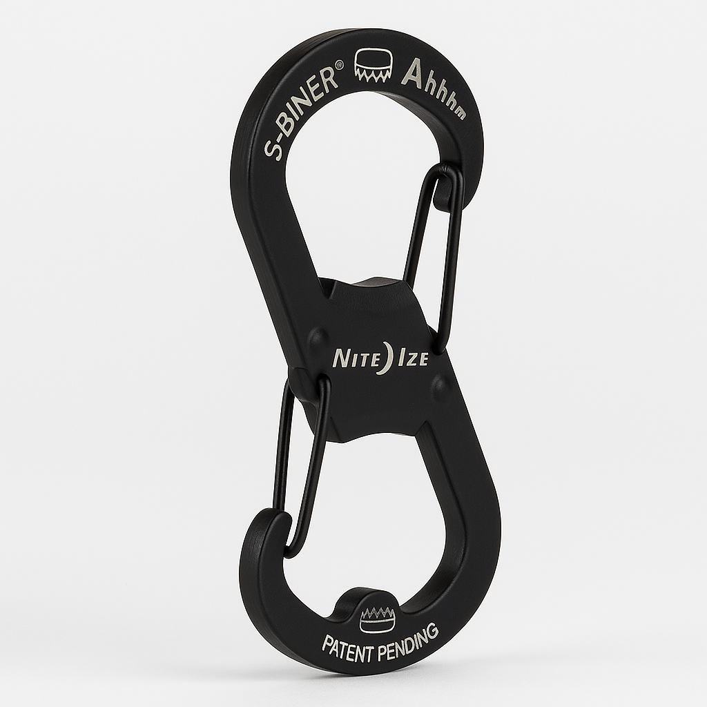 Nite Ize Ahhh Dual Carabiner Bottle Opener Multi Tool Black
