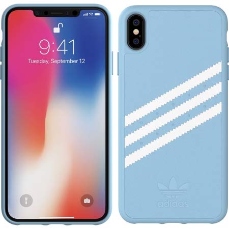 Adidas Gazelle Case Compatible With iPhone Xs Max Light Blue And White