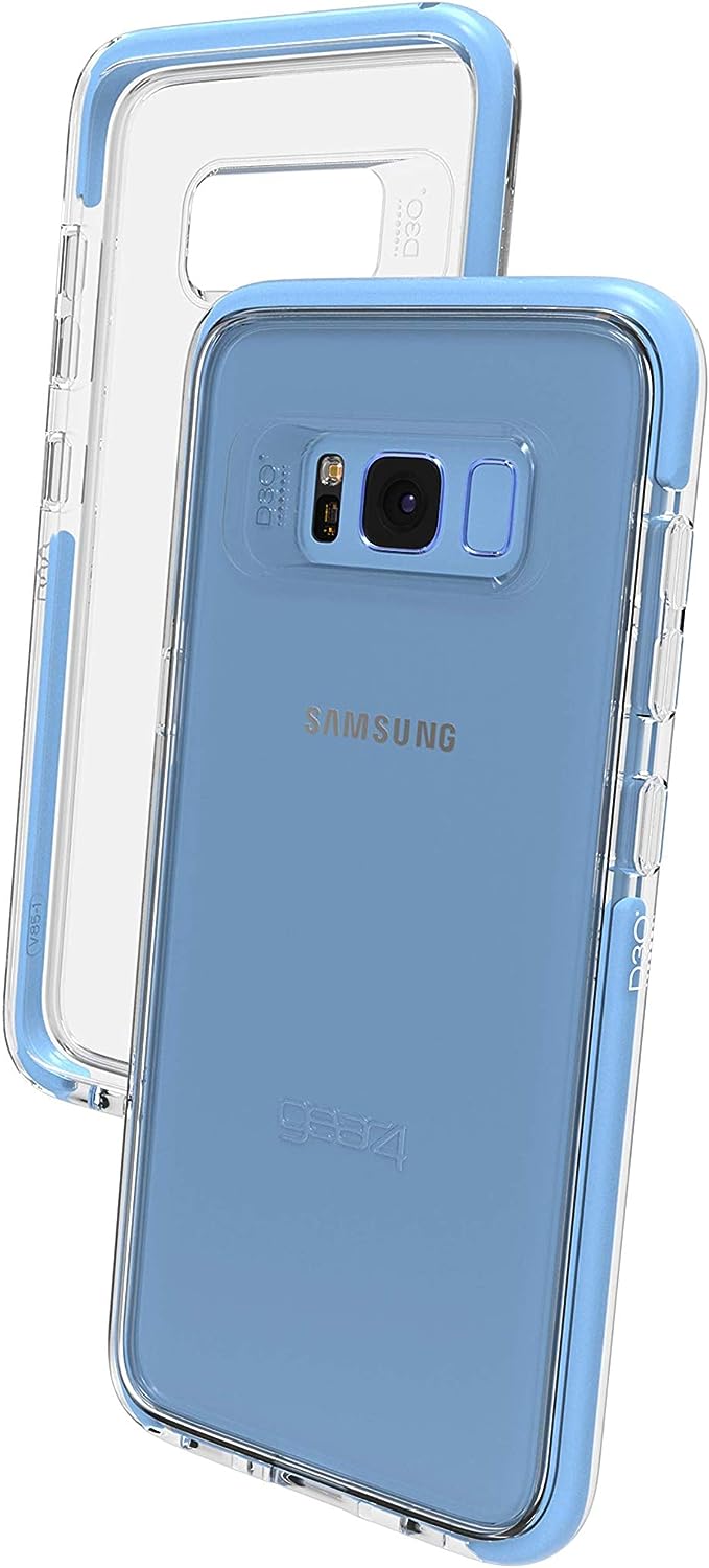 Gear4 Piccadilly Case For Galaxy S8 Blue Protective Slim Shield