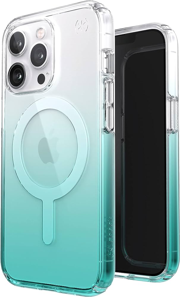 Otter Products Presidio Perfect-Clear Ombre MagSafe Case iPhone 14 Pro Max Teal