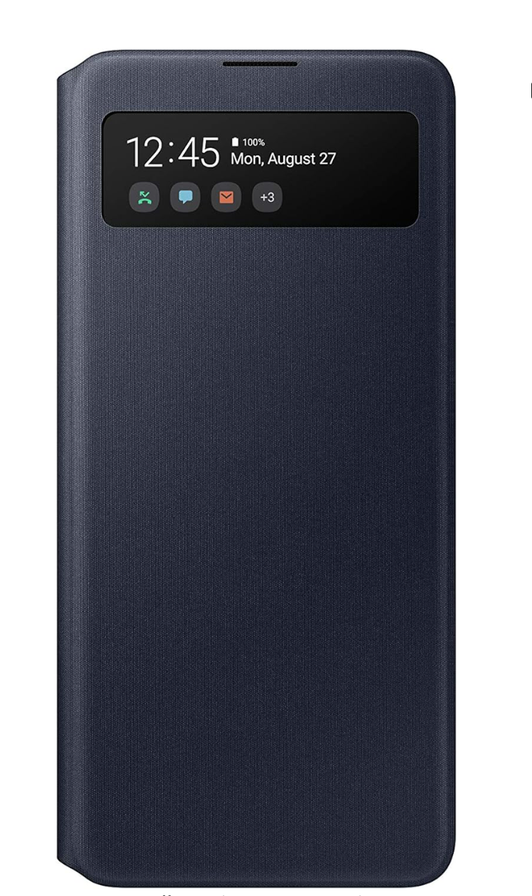 Samsung Galaxy A51 S-View Wallet Folio Case Black Slim