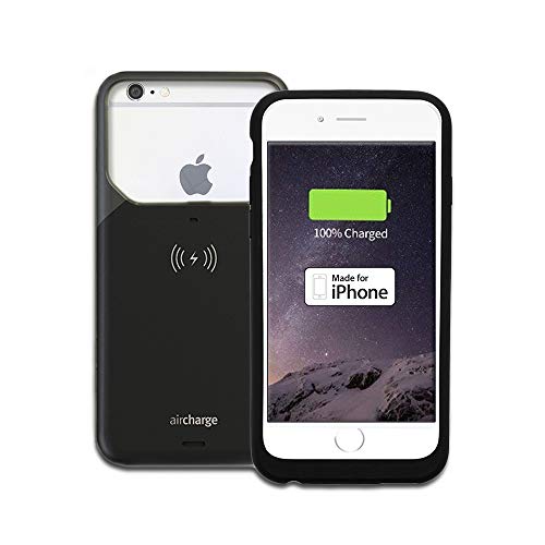 Aircharge Wireless Charging Case For Apple Iphone 6 Plus 6s Plus Black