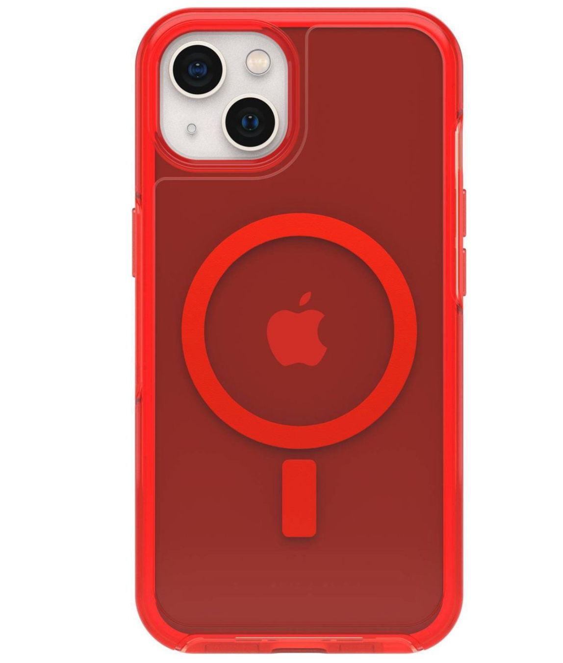 OtterBox iPhone 13 Symmetry Antimicrobial MagSafe Case Red