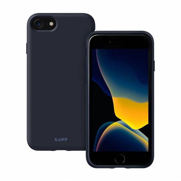 Huex Navy Iphone Case SE3 SE2 8 7 Slim Protective Cover
