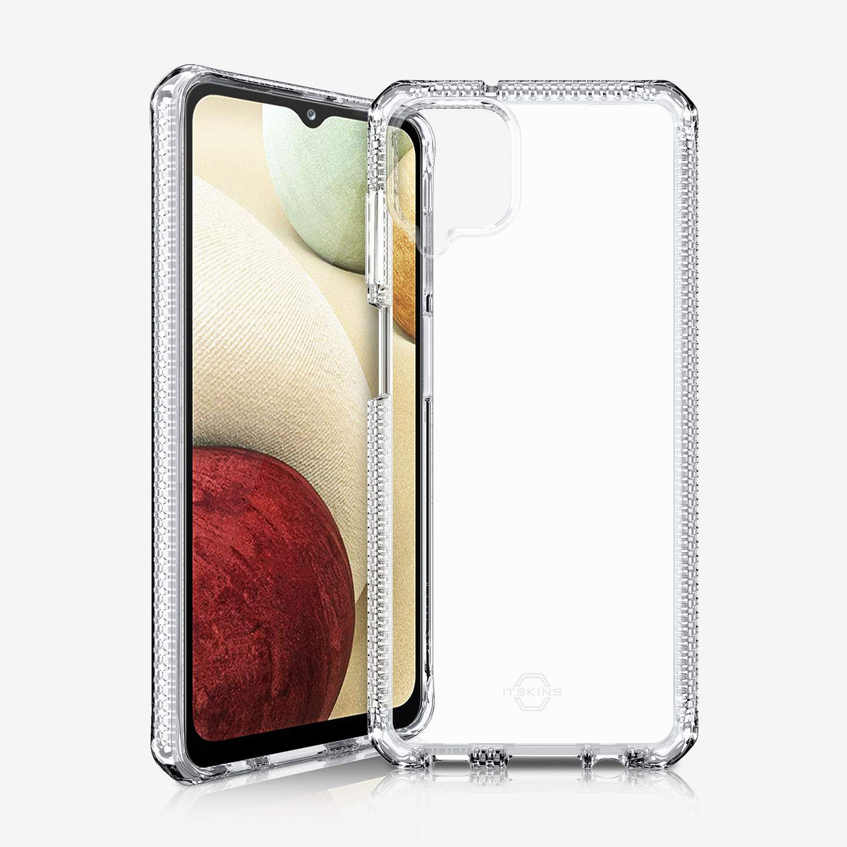 Itskins Spectrum Clear Case For Galaxy A12 USA Version Slim Shockproof