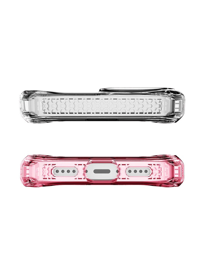 Itskins Hybrid Ombre Pink Case Iphone 13 Anti Yellowing Shockproof