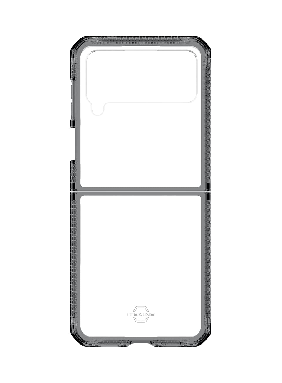 Itskins Hybrid R Clear Case For Samsung Galaxy Z Flip4 5G Smoke Transparent
