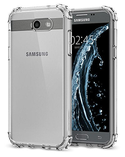 Spigen Crystal Shell Galaxy J3 2017 Case Clear Back Reinforced Corners