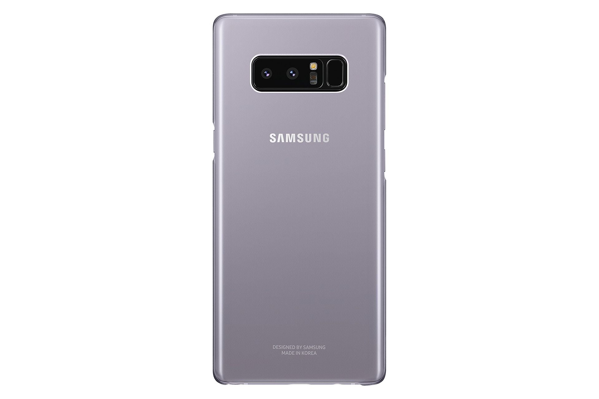 Samsung Galaxy Note8 Clear Protective Cover Orchid Gray