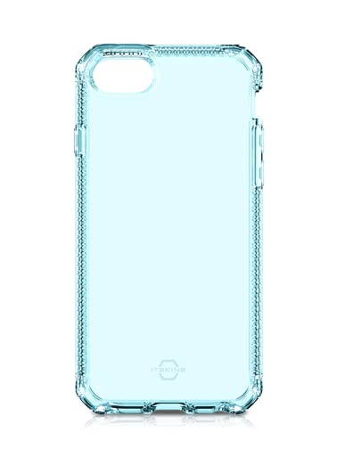 Itskins Spectrum Clear Case For IPhone SE Light Blue Slim Hybrid Anti Yellowing