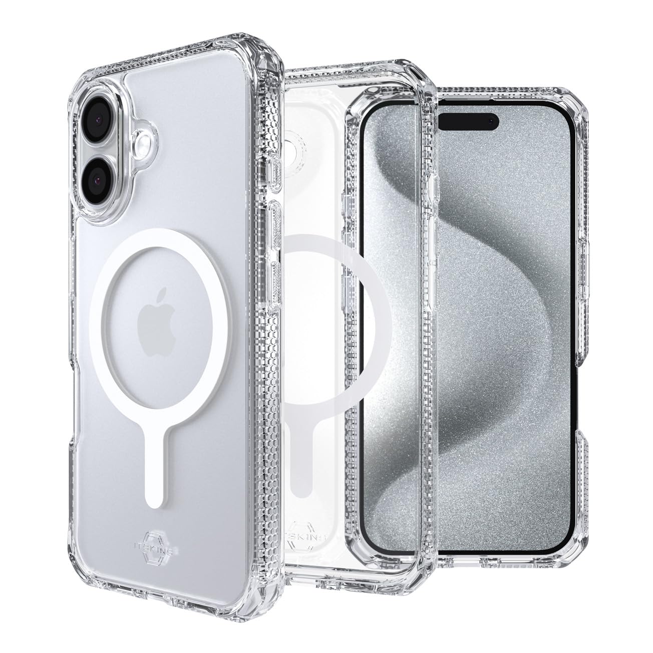Itskins Hybrid R Clear MagSafe Case Iphone 16 Plus
