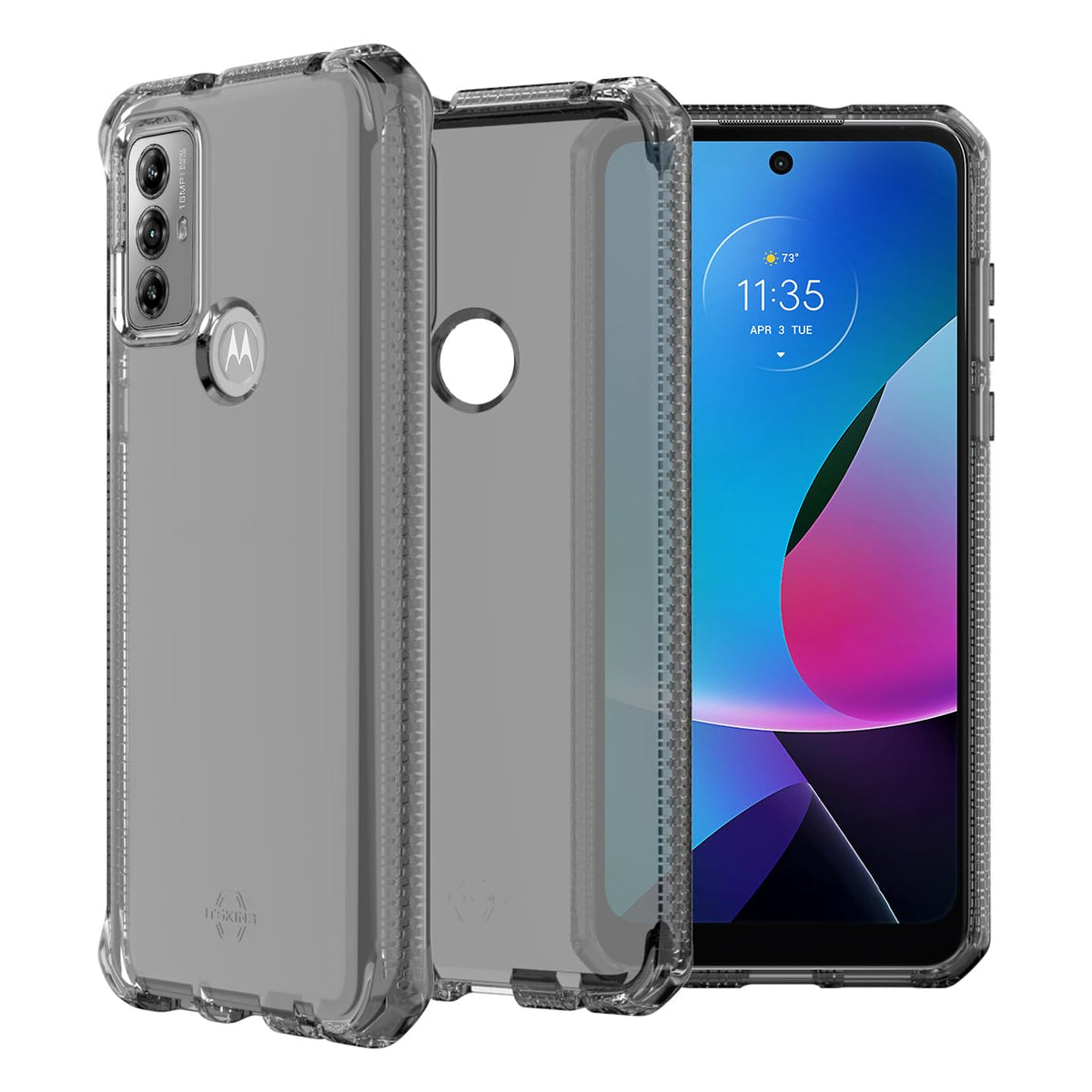 Itskins Spectrum R Clear Case Motorola Moto G Play 2023 Slim Shockproof